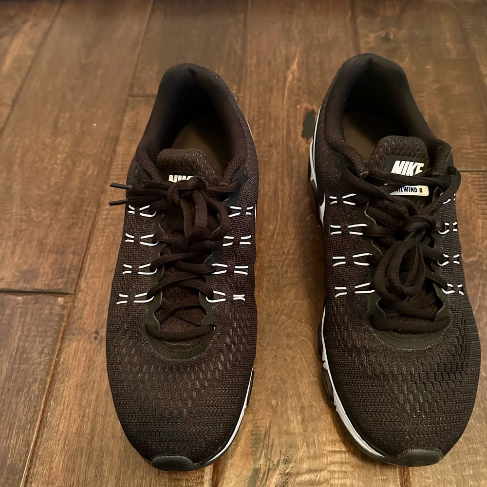 Nike Tailwind 8 Black and White Running Sneakers women’s 9 - Picture 7 of 8